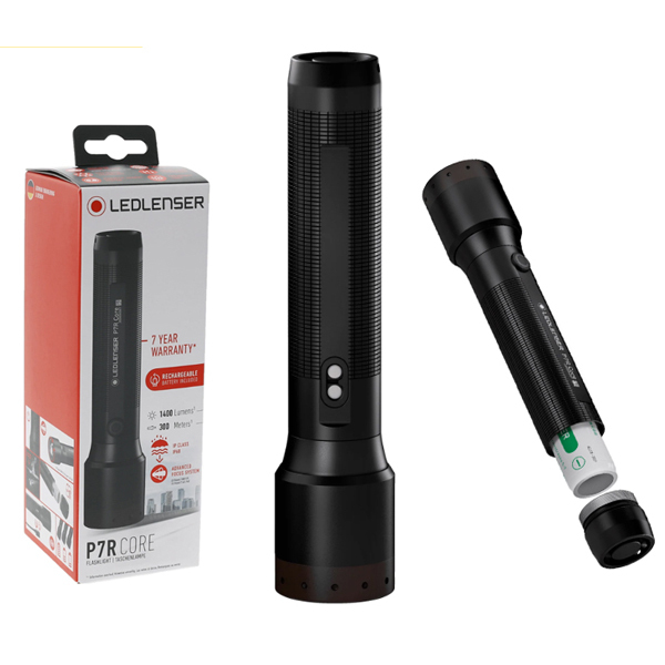 Ledlenser 502181 P7R Core Rechargeable LED Flashlight 1400 Lumens