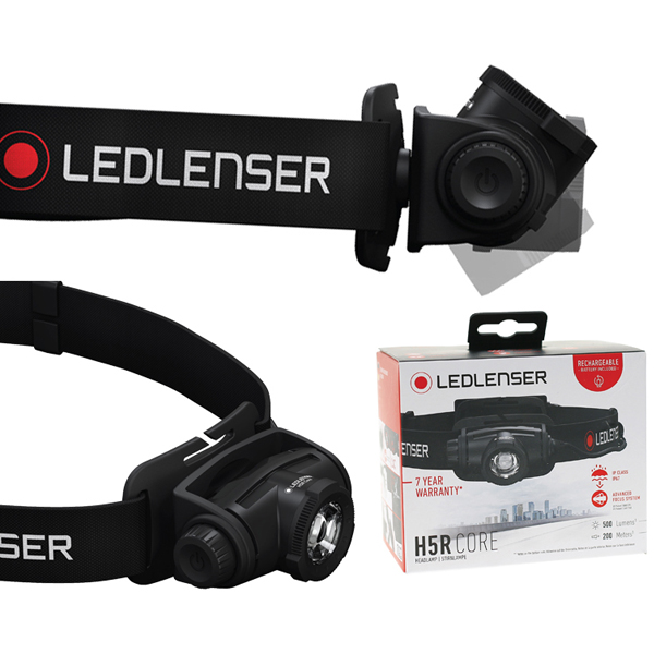 Ledlenser 502121 H5R Core Rechargeable LED Headlamp 500 Lumens