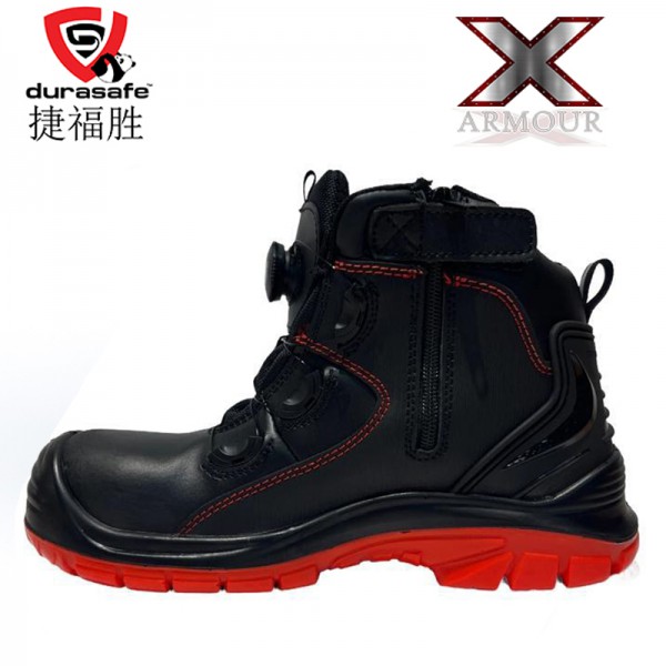 ARMOUR X2 Speed Dial S3 SRC Composite Toe Cap Safety Shoe Kevlar Midsole Black 