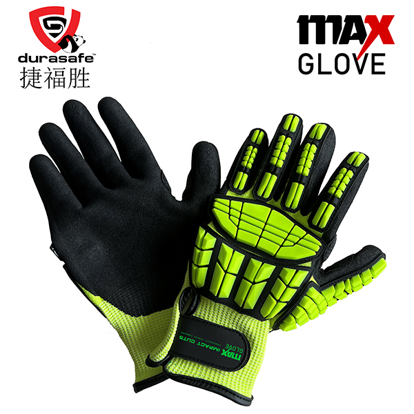 MAXGLOVE Impact Cut 5 Glove Hi-Vis