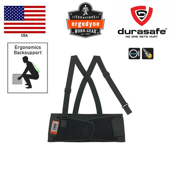 ERGODYNE 1650 Economy Elastic Back Support