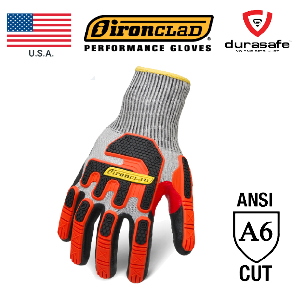 IRONCLAD KCI5FN Low Profile Impact Cut A6 Foam Nitrile