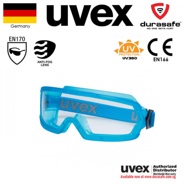 UVEX 9321906 Hypervision CB Safety Goggle - Clear Len