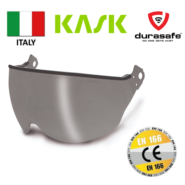 KASK V2 Plus Polycarbonate Visor for Plasma AQ Helmet Grey