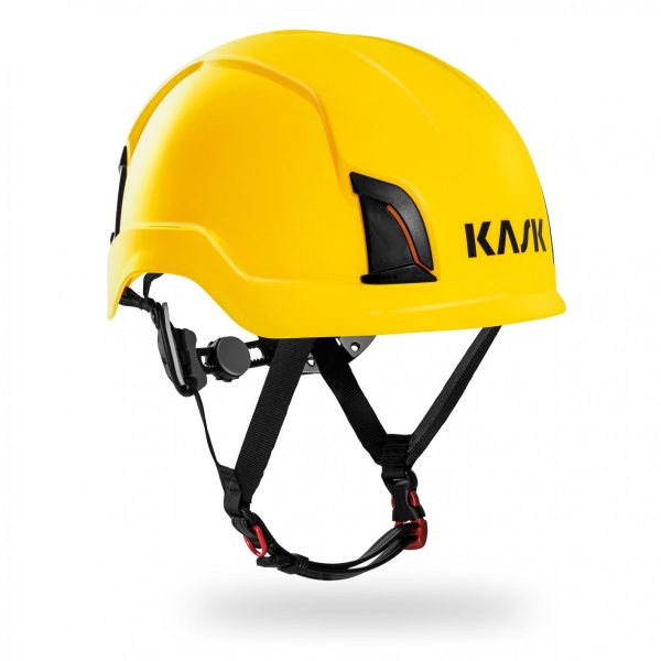 KASK ZENITH Safety Helmet with Quick Release Chinstrap – Yellow, Orange, Red, Blue, Green, Black
