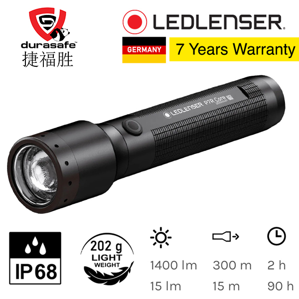Ledlenser 502181 P7R Core Rechargeable LED Flashlight 1400 Lumens