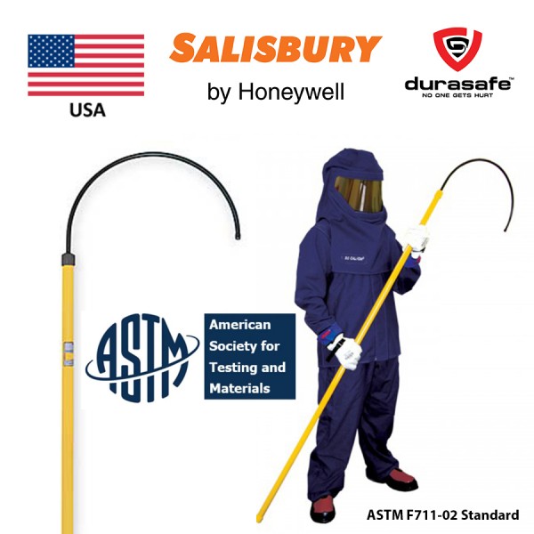 SALISBURY – USA Rescue Hook 24401 6′ Body Insulated Rescue Hook, ASTM F711