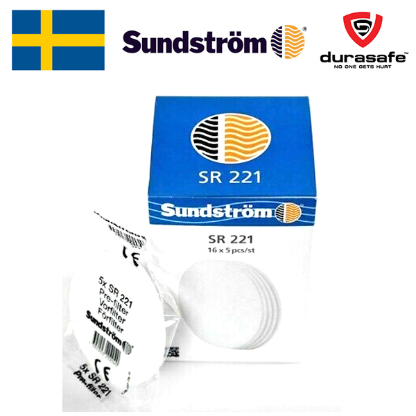 SUNDSTROM 166800 H02-0312 SR221 Pre-Filter (5pcs/pkt)