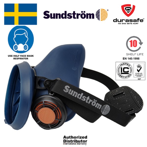 SUNDSTROM SR100 Half Mask Silicone Respirator Size S/M, M/L, L/XL