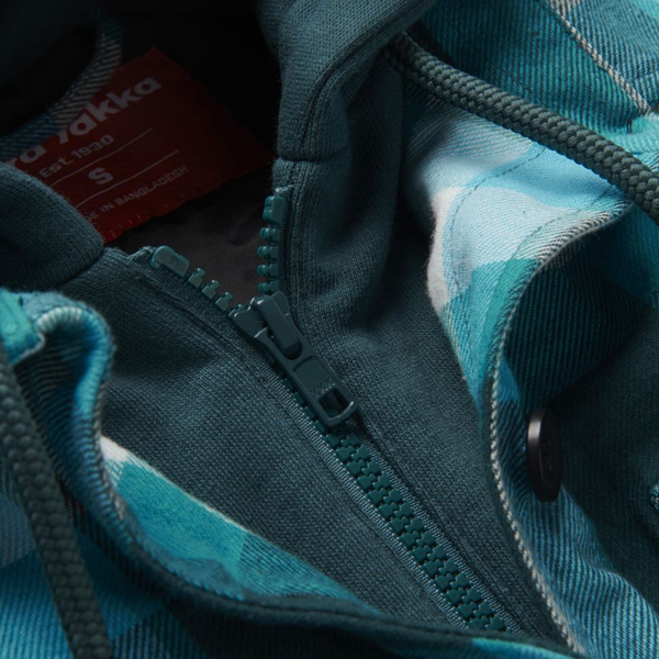 Hard Yakka Y08748 Women's Quilted Flannel Shacket Blue